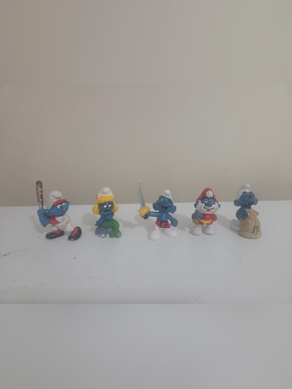 Vintage Smurfs Set Of 5
